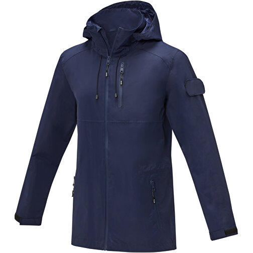 Kai Unisex Leichte GRS Recycelte Circular Jacke , navy, 200T Taslan 100% recyceltes Nylon, GRS-zertifiziert , 130 g/m2, Lining, 210T taffeta 100% recyceltes Nylon, GRS-zertifiziert , 65, S, , Bild 1