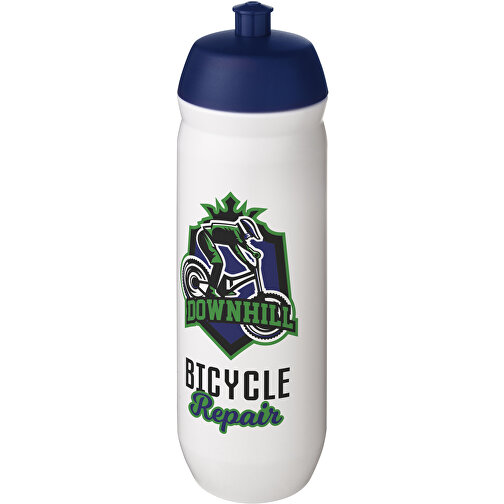HydroFlex™ 750 Ml Squeezy Sportflasche , blau / weiß, MDPE Kunststoff, PP Kunststoff, 23,00cm (Höhe), Bild 2