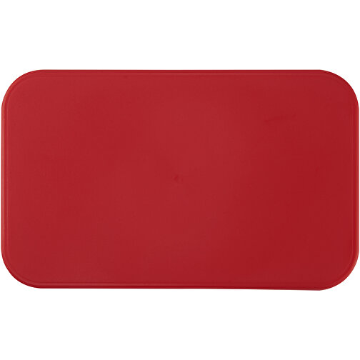 MIYO Doppel-Lunchbox , rot / weiß / rot, PP Kunststoff, 18,00cm x 11,30cm x 11,00cm (Länge x Höhe x Breite), Bild 5