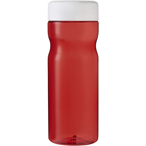 H2O Active® Eco Base 650 Ml Sportflasche Mit Drehdeckel , rot / weiss, PCR Kunststoff, PP Kunststoff, 20,60cm (Höhe), Bild 4