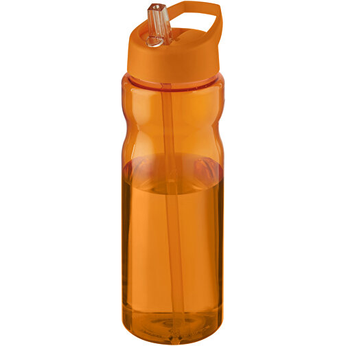 H2O Active® Eco Base 650 Ml Sportflasche Mit Ausgussdeckel , orange, PCR Kunststoff, 72% PP Kunststoff, 17% SAN Kunststoff, 11% PE Kunststoff, 21,80cm (Höhe), Bild 1