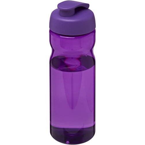 H2O Active® Eco Base 650 Ml Sportflasche Mit Klappdeckel , lila, PCR Kunststoff, PP Kunststoff, 22,10cm (Höhe), Bild 1