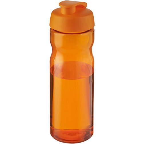 H2O Active® Eco Base 650 Ml Sportflasche Mit Klappdeckel , orange, PCR Kunststoff, PP Kunststoff, 22,10cm (Höhe), Bild 1