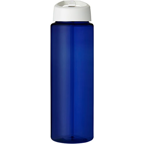 H2O Active® Eco Vibe 850 Ml Sportflasche Mit Ausgussdeckel , blau / weiss, PCR Kunststoff, 72% PP Kunststoff, 17% SAN Kunststoff, 11% PE Kunststoff, 24,20cm (Höhe), Bild 3