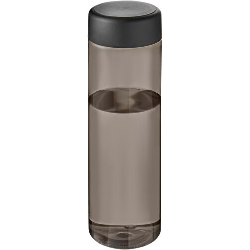 H2O Active® Eco Vibe 850 Ml Wasserflasche Mit Drehdeckel , kohle / schwarz, PCR Kunststoff, PP Kunststoff, 22,90cm (Höhe), Bild 1