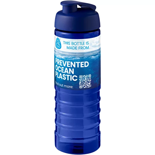 Bouteille de sport H2O Active® Eco Treble de 750 ml avec couvercle à bascule, Image 2