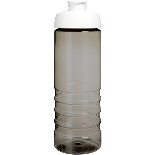 H2O Active® Eco Treble 750 Ml Sportflasche Mit Stülpdeckel , kohle / weiss, PCR Kunststoff, PP Kunststoff, 23,10cm (Höhe), Bild 3