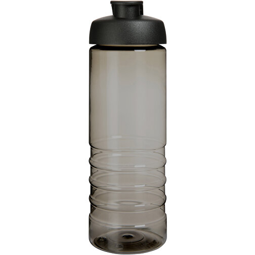 H2O Active® Eco Treble 750 Ml Sportflasche Mit Stülpdeckel , kohle / schwarz, PCR Kunststoff, PP Kunststoff, 23,10cm (Höhe), Bild 3