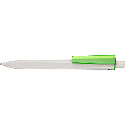 Kugelschreiber RIDGE GRAU RECYCLED , Ritter-Pen, grau recycled/grün recycled, ABS-Kunststoff, 141,00cm (Länge), Bild 3
