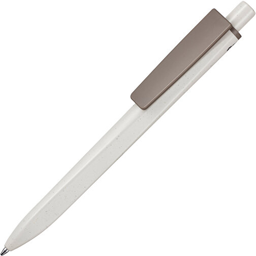 Kugelschreiber RIDGE GRAU RECYCLED , Ritter-Pen, grau recycled/sienna recycled, ABS-Kunststoff, 141,00cm (Länge), Bild 2
