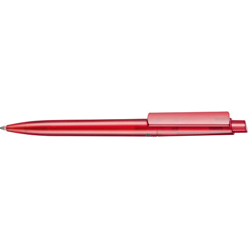 Kugelschreiber CREST RECYCLED ID FROZEN , Ritter-Pen, rot transparent recycled, ABS-Kunststoff, 149,00cm (Länge), Bild 3