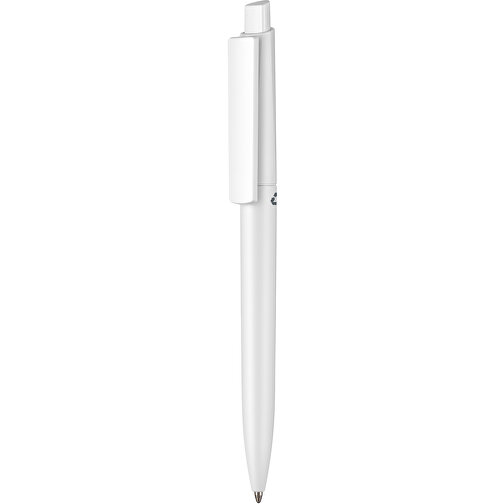 Kugelschreiber CREST RECYCLED ID , Ritter-Pen, weiss recycled, ABS-Kunststoff, 149,00cm (Länge), Bild 1