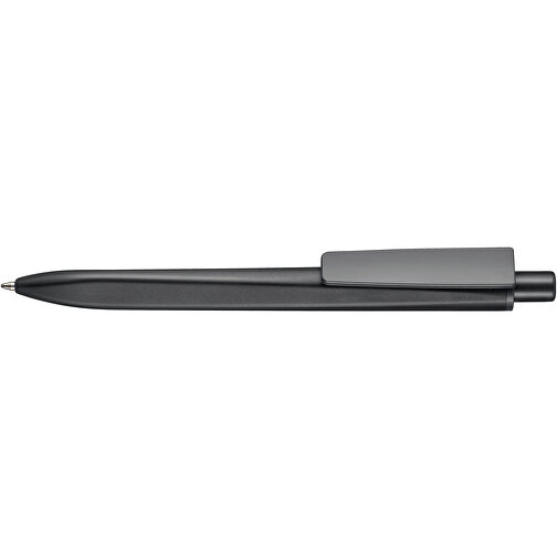 Kugelschreiber RIDGE , Ritter-Pen, schwarz, ABS-Kunststoff, 141,00cm (Länge), Bild 3