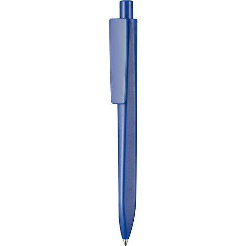 Kugelschreiber RIDGE , Ritter-Pen, azur-blau, ABS-Kunststoff, 141,00cm (Länge), Bild 1