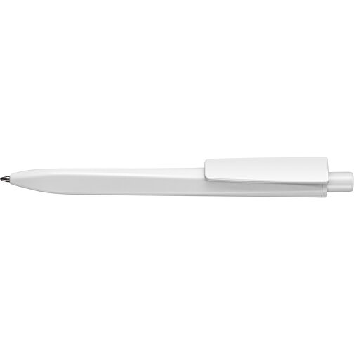 Kugelschreiber RIDGE , Ritter-Pen, weiss, ABS-Kunststoff, 141,00cm (Länge), Bild 3