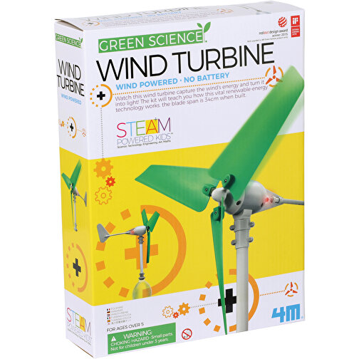 Green Science - Wind Turbine , , 27,50cm x 6,00cm x 20,50cm (Länge x Höhe x Breite), Bild 3