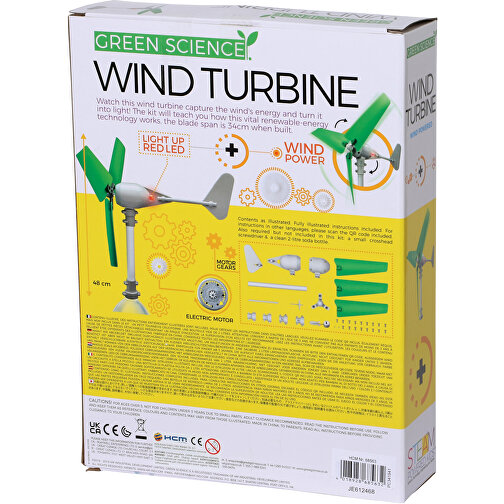 Green Science - Wind Turbine , , 27,50cm x 6,00cm x 20,50cm (Länge x Höhe x Breite), Bild 5