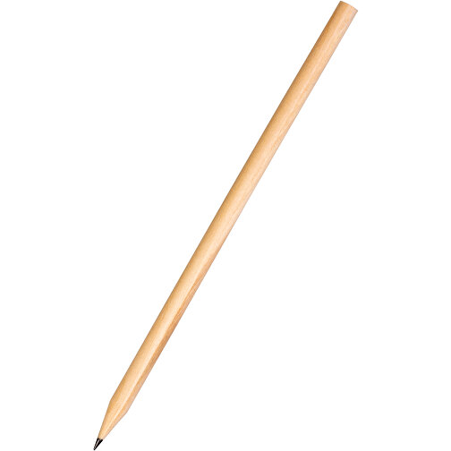 Bleistift Ohne Radiergummi  - Aus Zertifizierter Forstwirtschaft , Green&Good, natur, Lindenholz, 17,50cm (Länge), Bild 1