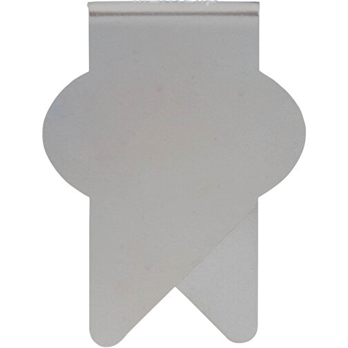 Büroklammer Wingclip Double Sided Shape 3 , silber, Rostfrei Federbandstahl, 2,90cm x 2,10cm (Länge x Breite), Bild 1