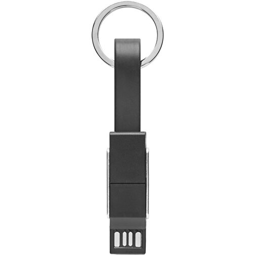 Key C , schwarz, Kunststoff, 7,30cm x 1,00cm x 1,40cm (Länge x Höhe x Breite), Bild 3