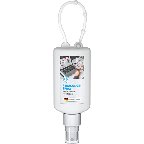 Detergente per smartphone e ambienti di lavoro, 50 ml Bumper frost, etichetta corpo (R-PET), Immagine 1