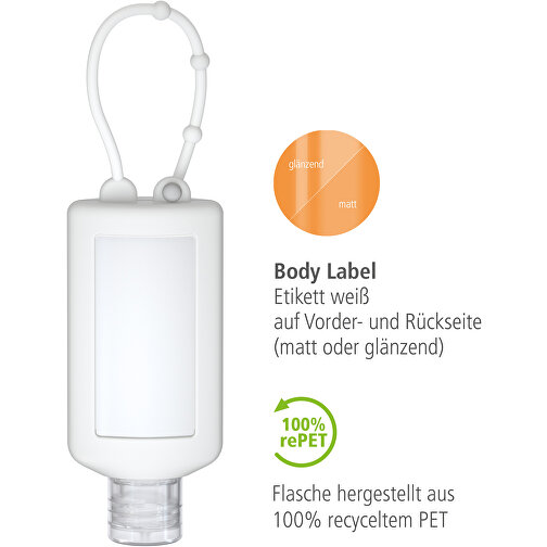 Gel Douche Rosmarin-Gingembre, Bumper de 50 ml, frost, Body Label (R-PET), Image 3