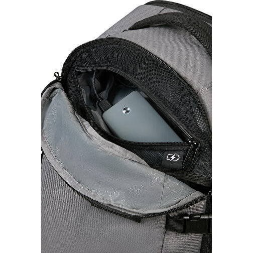 Samsonite-Roader-Travel Backpack S 38L , Samsonite, drifter grey, 100% RECYCLED PET POLYESTER, 57,00cm x 26,00cm x 33,00cm (Länge x Höhe x Breite), Bild 7