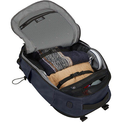 Samsonite-Roader-Travel Backpack S 38L , Samsonite, dark blue, 100% RECYCLED PET POLYESTER, 57,00cm x 26,00cm x 33,00cm (Länge x Höhe x Breite), Bild 4