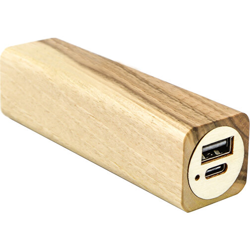 Wood Mini Powerbank - Recycled, Obraz 1