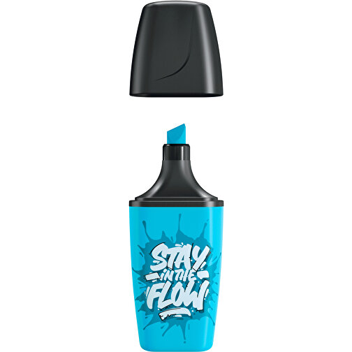 STABILO BOSS MINI By Snooze One Leuchtmarkierer/Marker , Stabilo, blau, Kunststoff, 6,70cm x 1,50cm x 2,60cm (Länge x Höhe x Breite), Bild 2