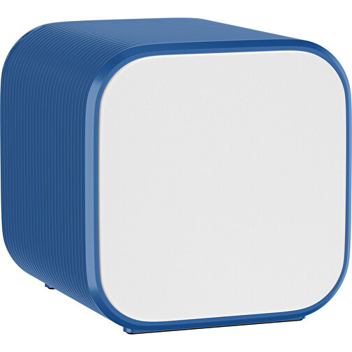 Bluetooth-Lautsprecher Double-Sound , weiß / dunkelblau, ABS Kunststoff, 6,00cm x 6,00cm x 6,00cm (Länge x Höhe x Breite), Bild 1
