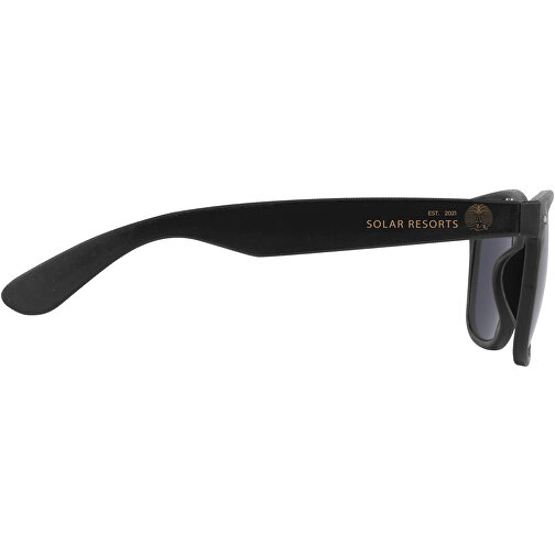 Sun Ray Sonnenbrille Aus Recyceltem Kunststoff , schwarz, Recycelter Kunststoff, 14,50cm x 4,90cm (Länge x Breite), Bild 2