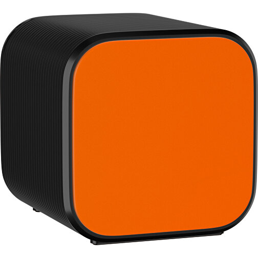 Bluetooth-Lautsprecher Double-Sound , orange / schwarz, ABS Kunststoff, 6,00cm x 6,00cm x 6,00cm (Länge x Höhe x Breite), Bild 1