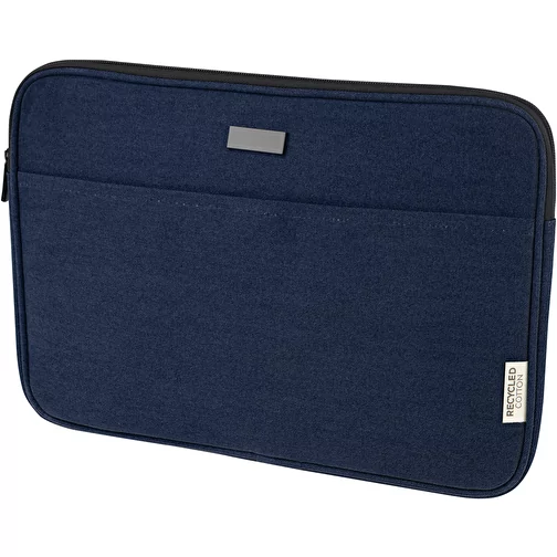 Housse pour ordinateur portable Joey de 2 L en toile recyclée GRS 14 pouces, Image 1