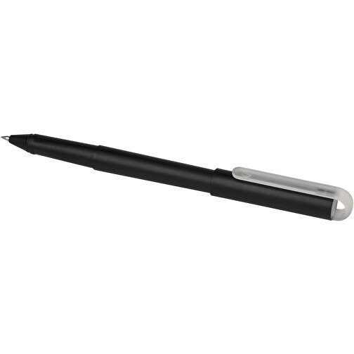 Mauna Recycelter PET Gel-Kugelschreiber , schwarz, Recycelter PET Kunststoff, 14,30cm (Länge), Bild 7
