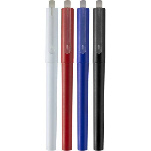 Mauna Recycelter PET Gel-Kugelschreiber , schwarz, Recycelter PET Kunststoff, 14,30cm (Länge), Bild 8