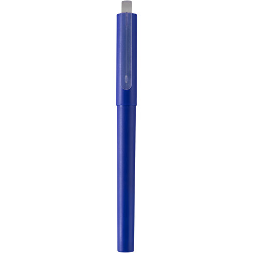 Mauna Recycelter PET Gel-Kugelschreiber , royalblau, Recycelter PET Kunststoff, 14,30cm (Länge), Bild 6