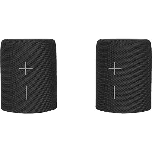Prixton Aloha Lite Bluetooth® Lautsprecher , schwarz, Kunststoff, 23,50cm x 8,70cm x 8,70cm (Länge x Höhe x Breite), Bild 4