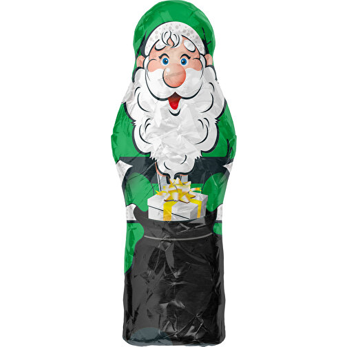 MyBrand Santa Maxi , grün / schwarz, Alufolie, 13,00cm x 3,00cm x 5,00cm (Länge x Höhe x Breite), Bild 1