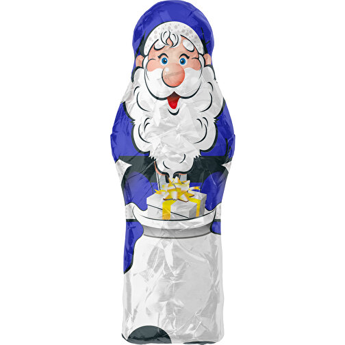 MyBrand Santa Maxi , blau / weiss, Alufolie, 13,00cm x 3,00cm x 5,00cm (Länge x Höhe x Breite), Bild 1