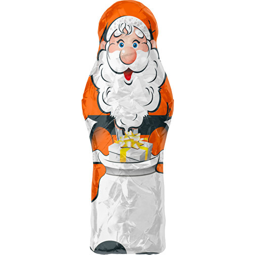 MyBrand Santa Maxi , orange / weiß, Alufolie, 13,00cm x 3,00cm x 5,00cm (Länge x Höhe x Breite), Bild 1