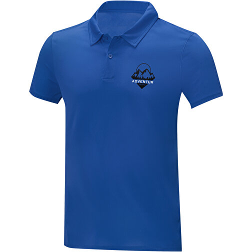Deimos Poloshirt Cool Fit Mit Kurzärmeln Für Herren , blau, Mesh mit Cool Fit Finish 100% Polyester, 105 g/m2, XXL, , Bild 2
