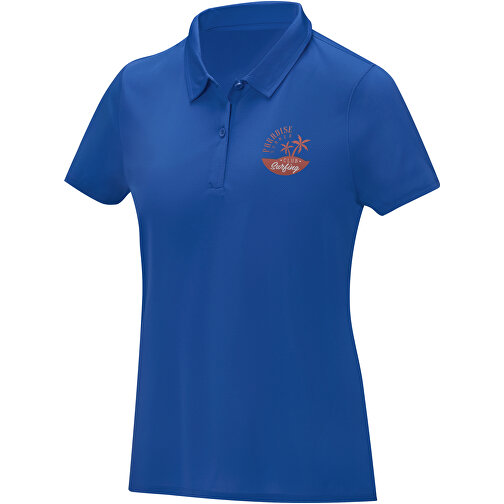 Deimos Poloshirt Cool Fit Mit Kurzärmeln Für Damen , blau, Mesh mit Cool Fit Finish 100% Polyester, 105 g/m2, XS, , Bild 2