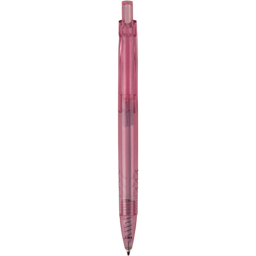 Kugelschreiber Aus R-PET-Material , transparent rosé, R-PET, 14,00cm (Länge), Bild 4