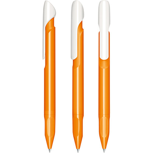 Senator® EVOXX Duo Polished Recyceld , Senator, orange, 95 % R-ABS Recyclingmaterial, 1,30cm x 14,60cm x 1,20cm (Länge x Höhe x Breite), Bild 4