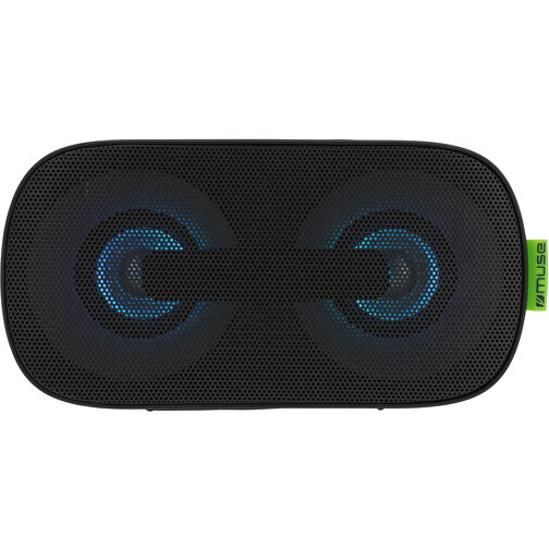 M-370 DJ | Muse 6W Bluetooth Speaker With Ambiance Light , schwarz, ABS, 14,00cm x 8,00cm x 7,50cm (Länge x Höhe x Breite), Bild 3