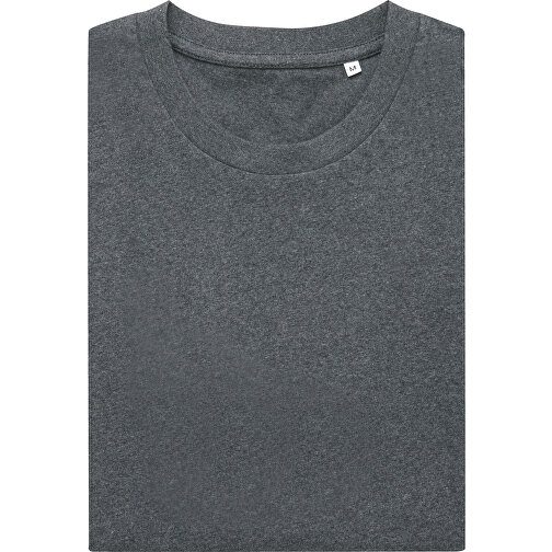 Iqoniq Manuel Ungefärbtes T-Shirt Aus Recycelter Baumwolle, Ungefärbtes Anthrazit , ungefärbtes Anthrazit, 50% recycelte und 50% biologische Baumwolle, XXXL, 79,00cm x 0,50cm (Länge x Höhe), Bild 4