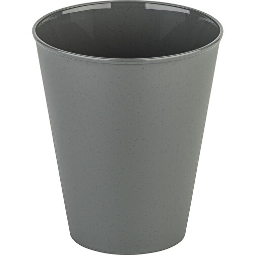 MOVE CUP LIGHT 0,3 Becher 300ml , Koziol, nature ash grey, Organic Bio-Circular, 9,00cm x 10,50cm x 9,00cm (Länge x Höhe x Breite), Bild 1