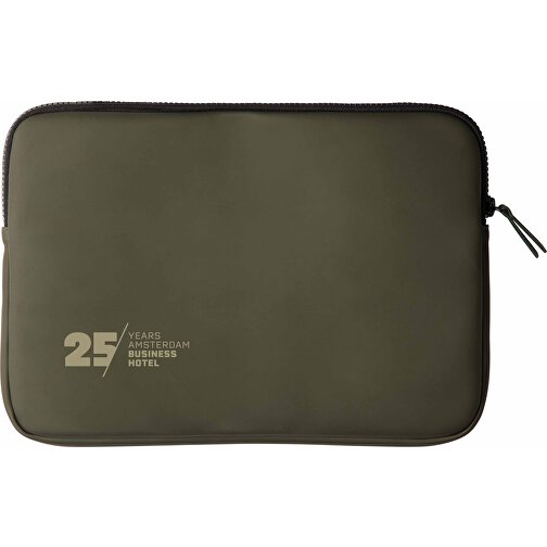 VINGA Baltimore Laptopcase 12-14“, Grün , grün, PU, 34,00cm x 2,50cm (Länge x Höhe), Bild 4
