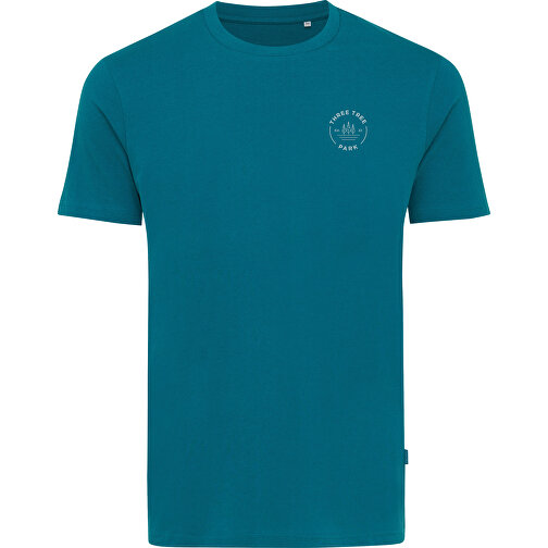 Iqoniq Bryce T-Shirt Aus Recycelter Baumwolle, Verdigris , verdigris, 50% recycelte und 50% biologische Baumwolle, XXS, 65,00cm x 0,50cm (Länge x Höhe), Bild 3